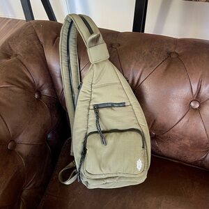 FP Movement Free People Olive Green Cakewalk Sling Bag